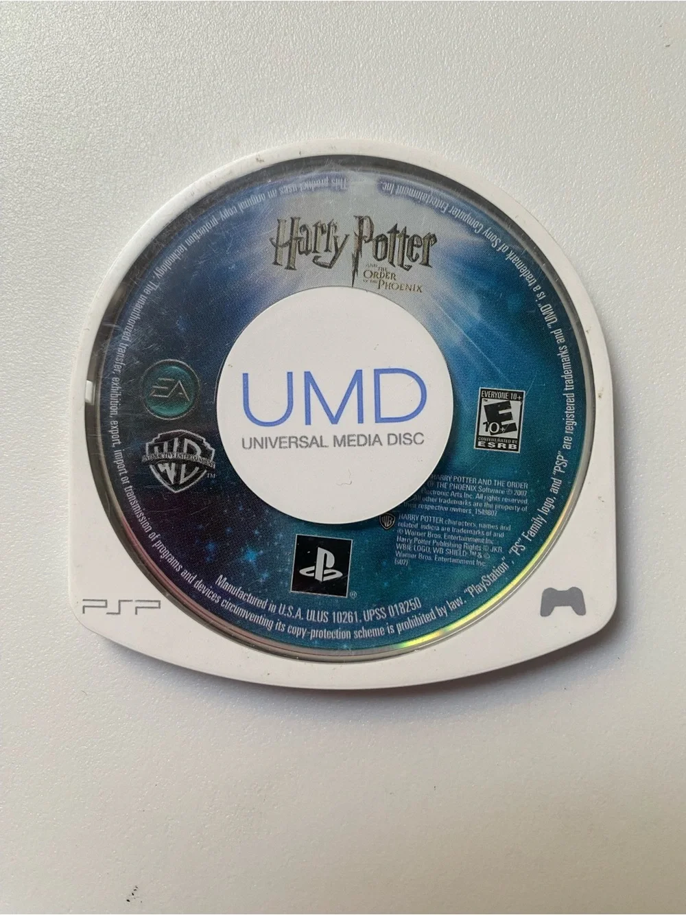 Sony PSP UMD Disc Harry Potter Order of the Phoenix - Blue and White